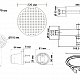 ESKO Set_7in1 Душевая система для ванны, встраиваемая, хром