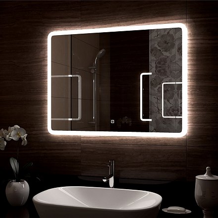 Зеркало Континент "Demure LED" (900x700)