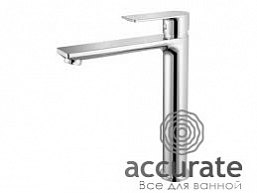 HAIBA  Смеситель для раковины высокий HB11505 хром
