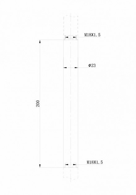Bravat Opal Удлинитель для штанги (P75117CP-RUS)
