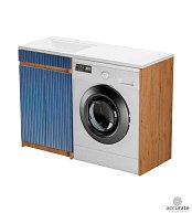 1 Марка Тумба Волна 120Н ВОТАН СИНИЙ левый