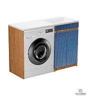 1 Марка Тумба Волна 120Н ВОТАН СИНИЙ правый