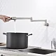 Pot Filler кран над плитой сатин