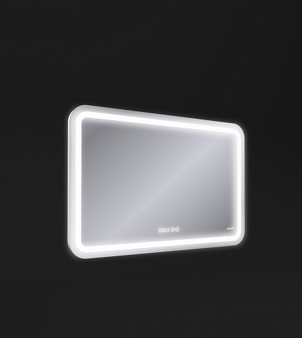 Зеркало Cersanit LED 050 Design Pro 80 белое с подогревом LED подсветка