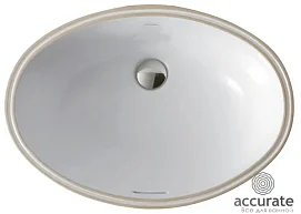 SSWW Раковина встраиваемая снизу 61, белая CL3019