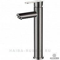 HAIBA Смеситель для раковины высокий сталь HB11801