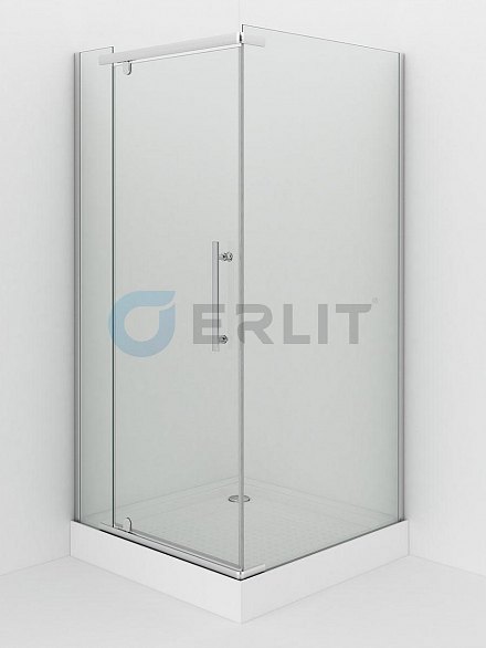 Душевое ограждение Erlit ER 10109H-C1, 90х90 см.,прозрачные стекла