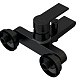 Cersanit Смеситель для ванны с душем Brasko Black