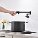 Pot Filler кран над плитой черный
