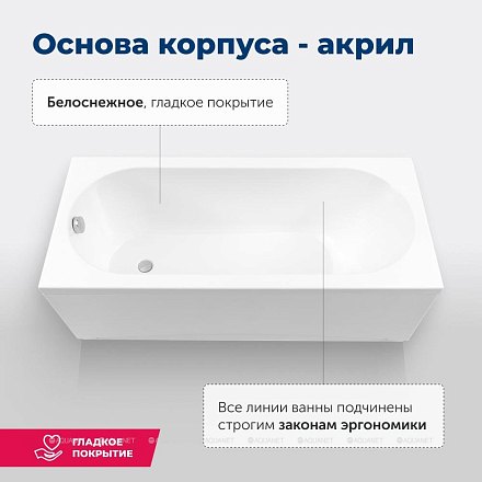 AQUANET Ванна LOTOS 175х80