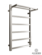 ДВИН Полотенцесушитель  F plaza 80/50 Водяной  квадрат Полированный